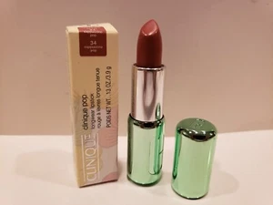 Clinique ~ Clinique Pop Longwear Lipstick ~ #34 ~ Cappuccino Pop Satin ~ NIB - Picture 1 of 2