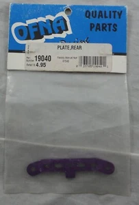Ofna Hyper 7 1/8th Buggy Purple Alloy Rear Plate OFN19040 - Picture 1 of 1