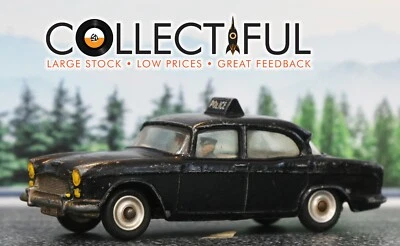 DINKY TOYS - #256 HUMBER HAWK - POLICE CAR - BLACK - DIECAST MODEL 🔥 - Image 1 of 4