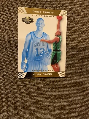 2007-08 Topps Co-Signers Gold Blue Foil #94 Glenn Davis/ Gabe Pruitt #46/89 - Image 1 of 2