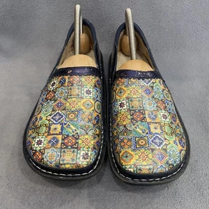 Alegria Women’s Debra Paisley Party Floral Leather Clog EU 40 US 9.5-10 #DEB370 - Picture 1 of 7