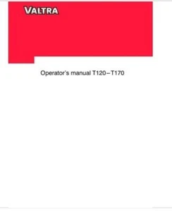 Valtra T120 to T170 Operators Manual Delivered Today - Picture 1 of 4