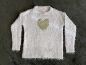 Cat n Jackt Little Girl Pullover Heart Design Sweater Side 6x - Picture 1 of 8