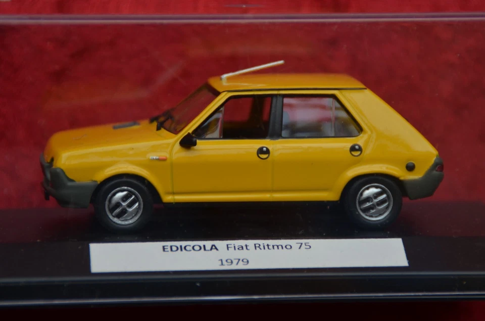 NEW !! Voiture FIAT RITMO 75 Jaune 1979 Berline Citadine 1/43  - Neuve !! - Photo 1/1