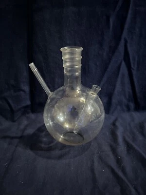 PYREX MATRAZ PEQUEÑO FONDO REDONDO CON POZO TERMÓMETRO Foto 1 de 4