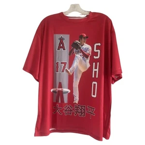 SHOHEI OHTANI Herren T-Shirt rot #17 Los Angeles Angels "SHO" 2023 (X-LARGE) - Bild 1 von 5