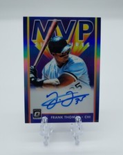 2019 Donruss Optic FRANK THOMAS MVP Signature Auto Purple Prizm 03/10