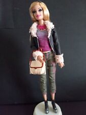 Barbie Life in the Dreamhouse Glam Luxe Blonde in Leather Look Jacket