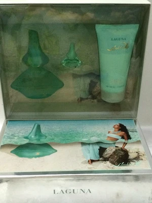 LAGUNA por Salvador Dalí Perfume Mujer 3 piezas Set de Regalo 3.4 OZ EDT Spr+BL 5.1 oz+mini Foto 1 de 3