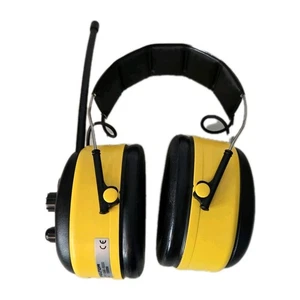 Peltor AO Safety Work Tunes AM/FM Cushioned Headphones Yellow Tested Work - Picture 1 of 13
