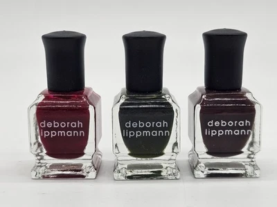 Juego de 3 esmaltes de uñas Deborah Lippmann Billionaire Lady is a Tramp Out of Woods Foto 1 de 4