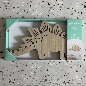 Target Pillowfort Stegosaurus Dinosaur Wood Kids Wall Light Decor - Picture 1 of 5