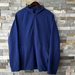 Lululemon Surge Warm Blue Soft Jersey Half Zip Men’s Long Sleeve Size M - Picture 1 of 7
