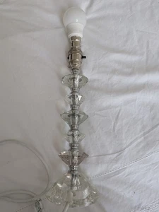 Laura Ashley Table Lamp Glass Crystal - Picture 1 of 2