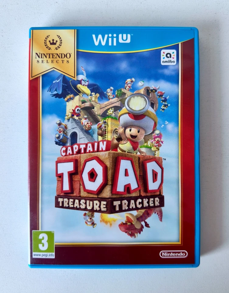 Captain Toad Treasure Tracker Inc Artwork Nintendo Wii U Like New Mint Disc - Image 1 of 3