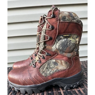 Wolverine 11M Botas de Caza Cuero Gore-Tex 600G Aisladas Vibram Marrón Camuflaje Foto 1 de 4