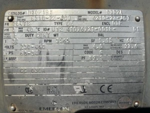 emerson 30hp motor 284ts - Picture 1 of 2