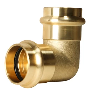 5 Pcs XFITTING 1" Press Elbow, NSF Certified, Lead Free Brass, ProPress - Picture 1 of 6