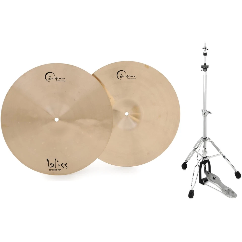 Dream Bliss Hi-hat Cymbals with Stand - 15-inch - Image 1 of 1