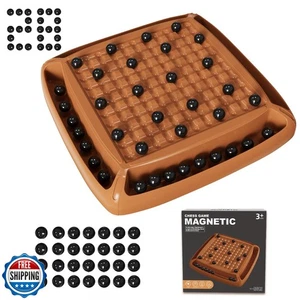 Juego de Ajedrez Imán, Juegos de Mesa Familiares para Niños y Adultos, 2-4 Jugadores (28 piezas - Imagen 1 de 5