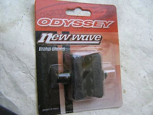 ODYSSEY NOS BRAKE SHOES BLACK PIT BULL  VINTAGE BMX FREESTYLE CRUISER  PADS - Picture 1 of 1