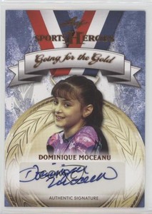 2013 Leaf Sports Heroes Going for the Gold Dominique Moceanu #GG-DM1 Auto