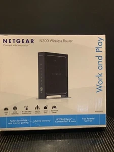 Netgear N300 300 Mbps 4-Port 10/100 Wireless N Router (WNR2000) GC - Picture 1 of 7