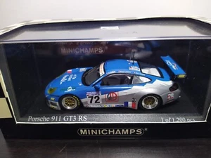 PORSCHE 996 GT3 R #72 24H LE MANS 2002 1/43 MINICHAMPS 400026972 LIMITED EDITION - Picture 1 of 4