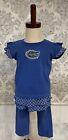 Two Feet Ahead Sz. 2T Gators University Of Florida 2 Piece Girl’s Outfit Set