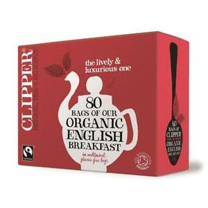 💚 Clipper Organic Fairtrade English Breakfast Black Tea 80 bags