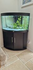 Juwel trigon 190 Curved Corner aquarium Fish Tank + Black Cabinet pump & Heater
