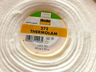 Vlieseline Freudenberg Thermolam 272, 90cm breit, Weiss 1,69 €/25cm