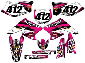 2004-2006 Rmz 250 Violencia Rosa Senge Gráficos Kit Compatible Con Suzuki - Picture 1 of 10