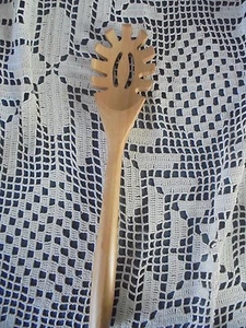 GOURMET LIVING Bamboo Pasta Server NEW - Picture 1 of 5