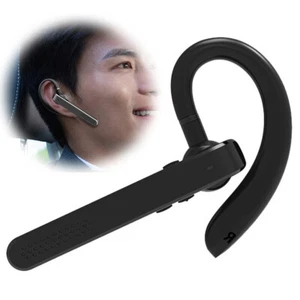 Bluetooth 5.0 Earpiece Business Hands-free Headset Driving Trucker Earbuds Mic - Picture 1 of 12