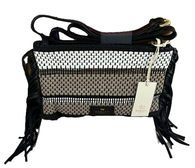 Radley Cross Body Bag Shoulder Bag Small AGNES COURT Black Leather New RRP 179 - Image 1 of 4
