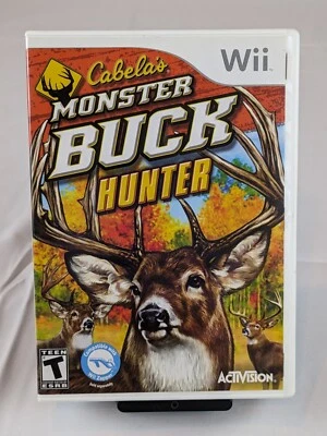 Cabela's Monster Buck Hunter (Nintendo Wii) Complete w/ Manual - Tested Working - Image 1 of 4