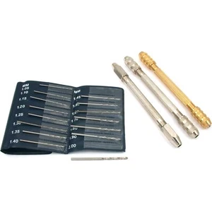 Pin Vise Hand Drill Manual - Jewelry Drill w/Micro Drill Bits (1.05mm-2mm) - Picture 1 of 5