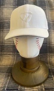 Gorra de golf Taylor Made totalmente blanca Snapback talla única gorra de béisbol - Imagen 1 de 9