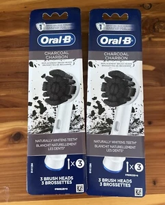 6 testine di ricambio ORAL-B CHARCOAL per spazzolino sbiancante ~ NUOVE - Foto 1 di 2