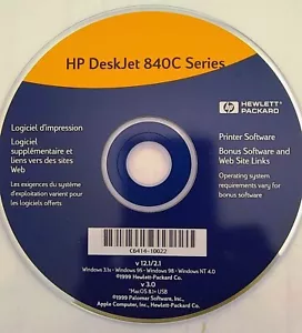HP DeskJet 840C Series Software CD for Windows & Mac OS - Picture 1 of 1