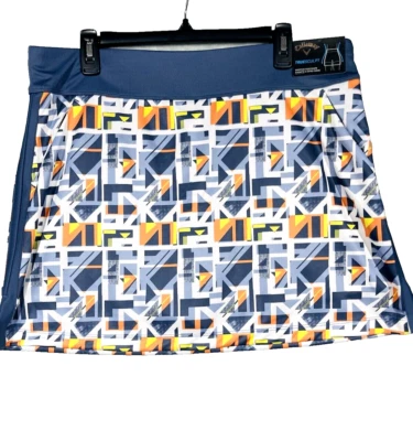 Callaway Womens TrueSculpt Skort XL Golf Tennis Active Opti-Dri Geometric NWT - Image 1 of 4