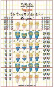 Knights of Jerusalem Sergeants. Official Fireforge Decals by Battle Flag - Picture 1 of 1