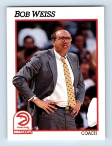 1991-92 Hoops Bob Weiss Atlanta Hawks #221 - Picture 1 of 2