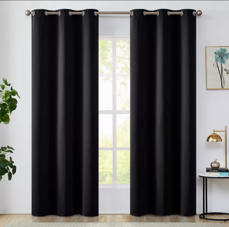 2-панельные люверсы затемняющие тепловые занавески для гостиной спальни 54 Вт X 84 L - Изображение 1 из 1