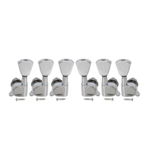 Juego de clavijas de afinación de guitarra 3X3 cabezales de máquina afinadores 3L3R cromo para guitarra SG LP - Imagen 1 de 6