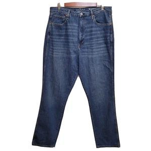 Arizona Womens Jeans 19 Blue Highest Rise 90's Straight Distressed Juniors Plus - Picture 1 of 9