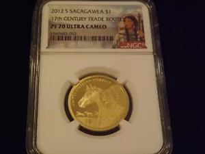 2012-S $1 Sacagawea NGC PF 70 Ultra Cameo - Picture 1 of 2