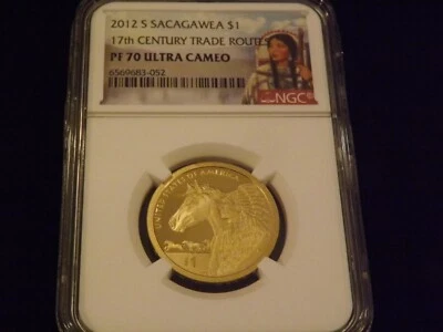 2012-S   $1  Sacagawea          NGC PF 70 Ultra Cameo - Image 1 of 2