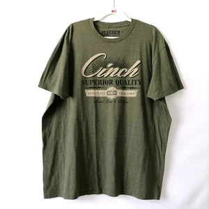 Cinch Superior Quality Lead Don't Follow Men's Green Short Sleeve T-Shirt Sz 2XL - Picture 1 of 5